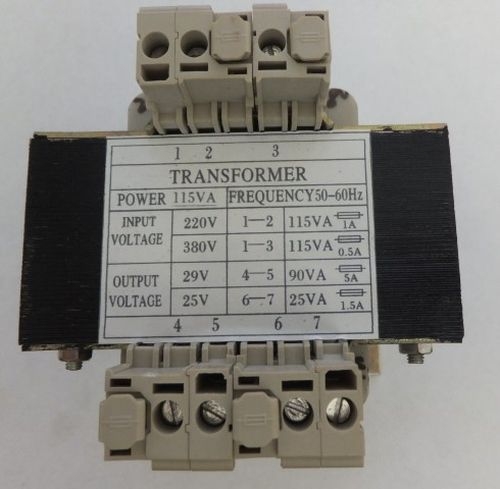 115VA 0-220-380V/29V-25V transformateur pour RP-U296P RP-U216P