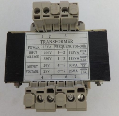 Transformer 0-220-380 V/29-25 V 115 VA for RP-U296P, RP-U216P