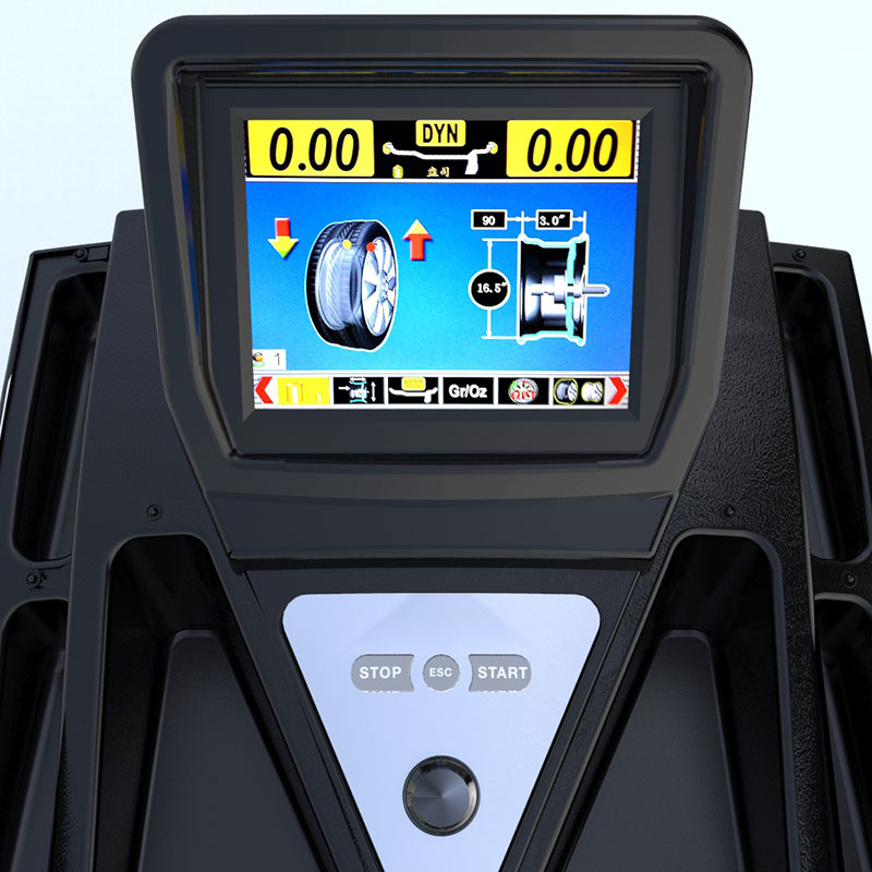 Equilibreuse de roues 230V, 10-32 pouces LCD affichage-RP-U130PN