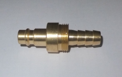 Anschluss Adapter Druckluft M&auml;nnlich 1/2 Zoll - 10 mm