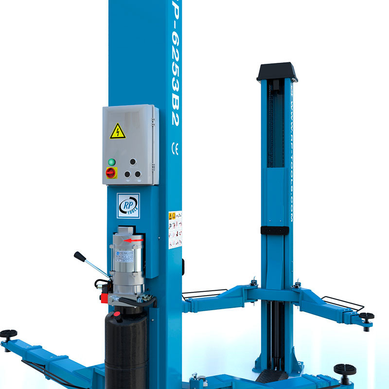 Hydraulic 2-post lift UV 4.0 t, 400 V, H: 2.82 m RP-6254B2