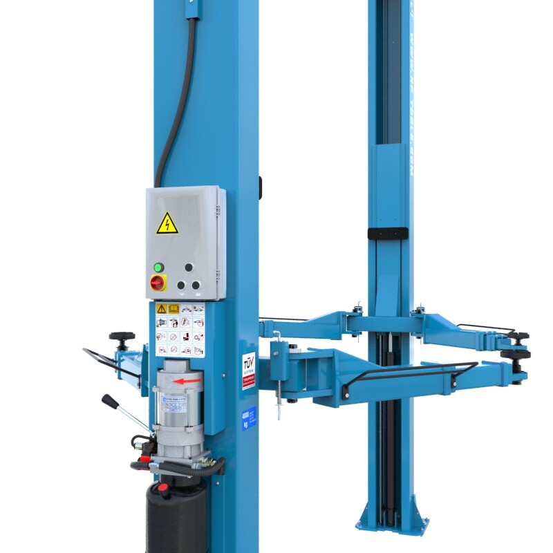 Hydraulic 2-post lift - OV 4.0 t, 400 V, H: 5.00 m - RP-6314B2