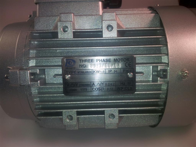 Electric motor hydraulic 1.5 kW, 3 PH, 400 V for Moma...
