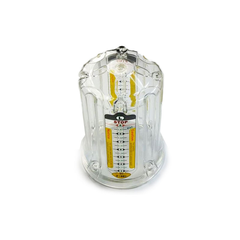 Container oil bell transparent for oil extractor RP-P-HC2097
