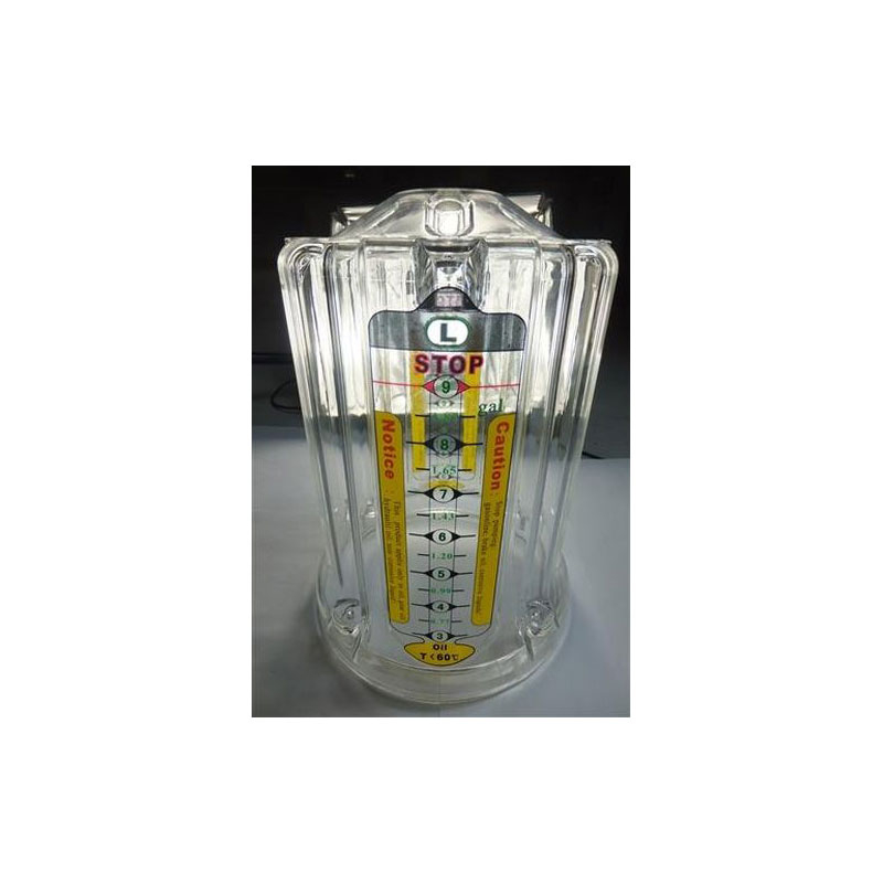 Container oil bell transparent for oil extractor RP-P-HC2097