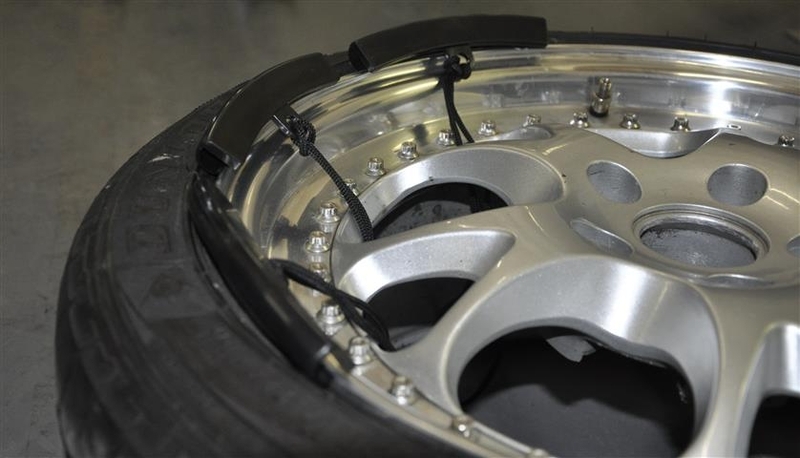 3 x roues en plastique de protection pour pneu pneu/d&eacute;monte-pneus
