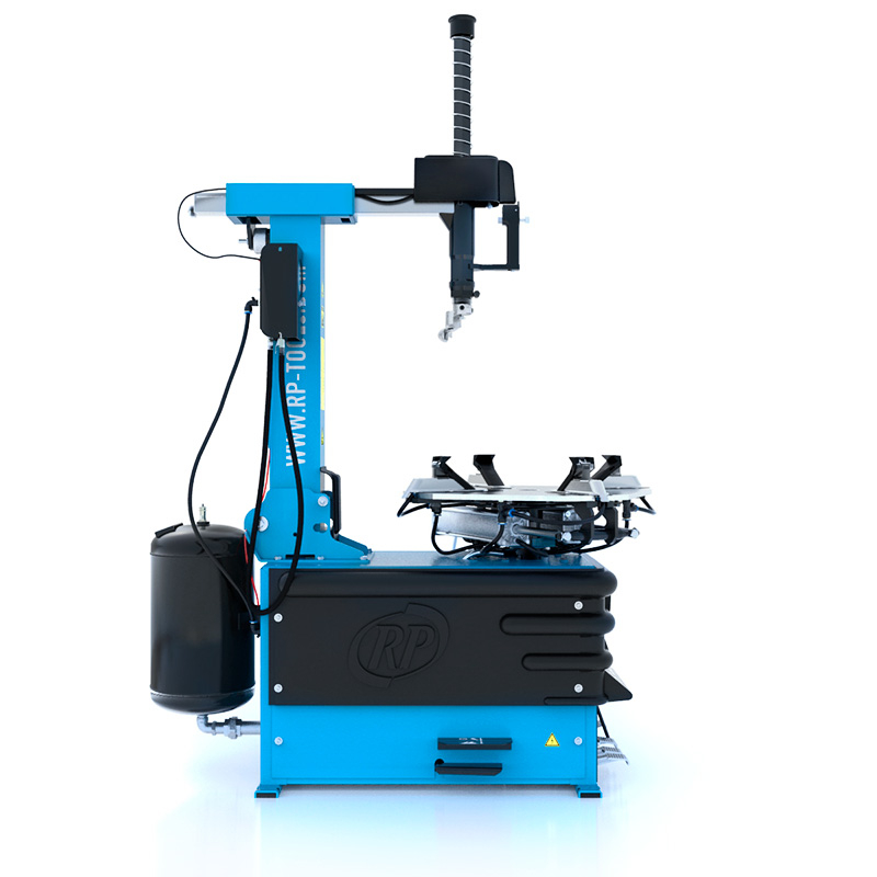 Tire changer car fully automatic 230 V (1 stage) 10-24 inches with pneumatically tilting post + Air-Shock - RP-U221APN