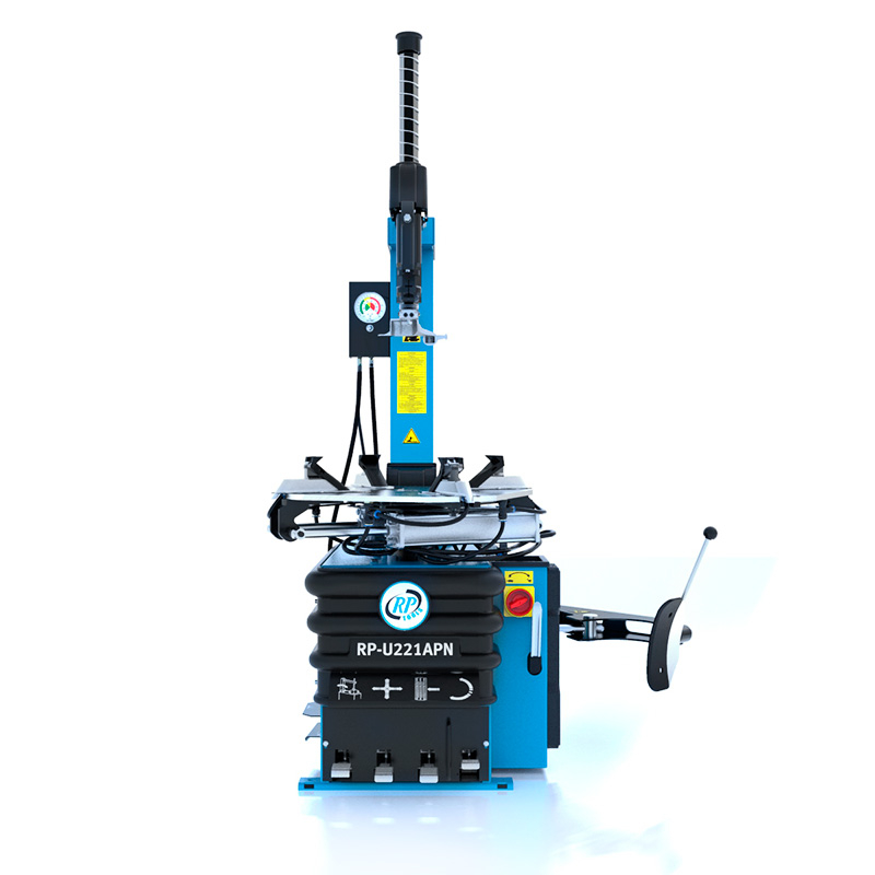 Tire changer car fully automatic 400 V (2 steps) 10-24 inches with pneumatically tilting post + Air-Shock RP-U221APN