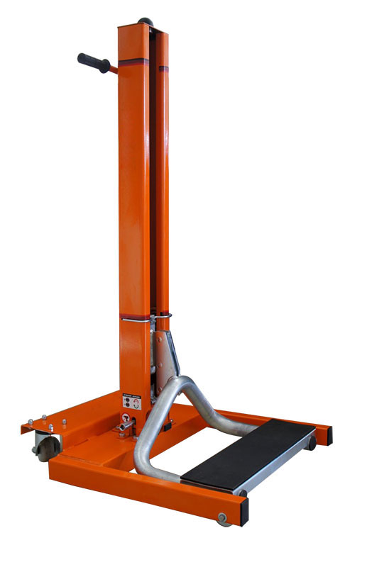 Mobile wheel grab Spengler lift side mechanical mobile lift without drill