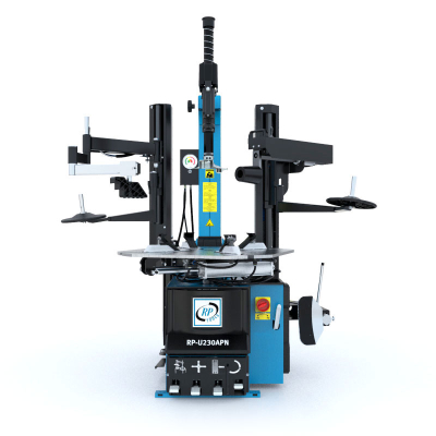 Tire changer up to 30 inches, 230 V, 1 Ph (1 stage) 12-30 inches with pneumatically tilting post + Air Shock + auxiliary arm HA70LR