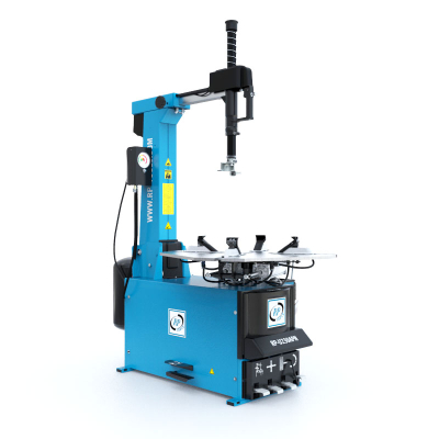 Tire changer up to 30 inches, 400 V, 3 Ph (2 steps) 12-30 inches with pneumatically tilting post + Air Shock