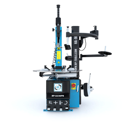 Tire changer up to 30 inches, 400 V, 3 Ph (2 steps) 12-30 inches with pneumatically tilting post + auxiliary arm HA90R