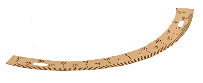 Skala für Drehteller für Achsvermessung "flach" 48 mm, 1 Stk.