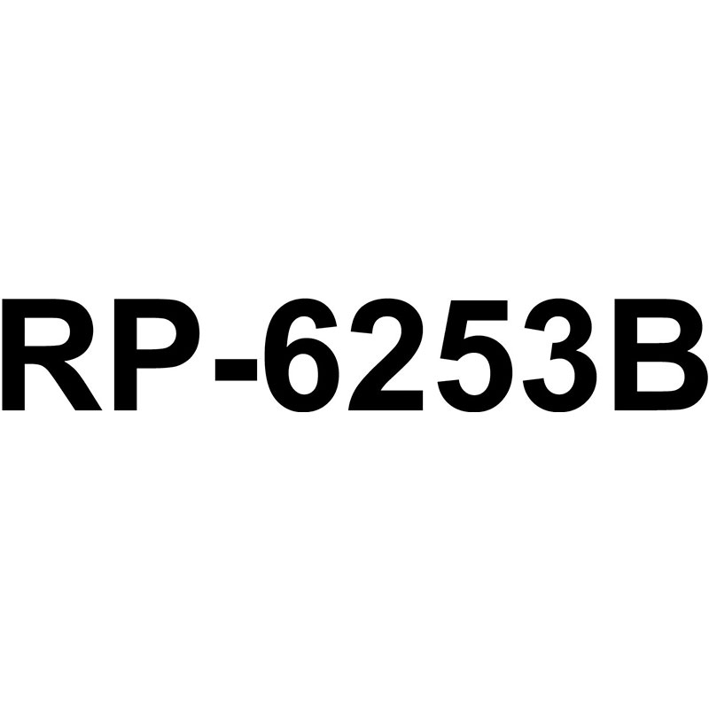 Aufkleber Hebebühne Modell RP-6253B ca. 430 x 70 mm