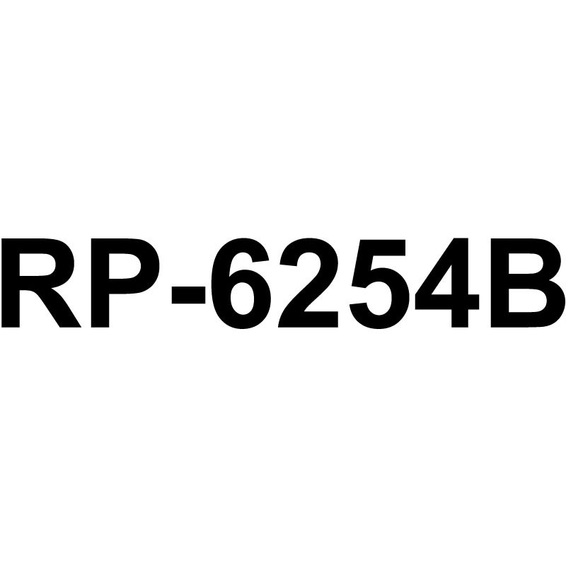Aufkleber Hebeb&uuml;hne Modell RP-6254B ca. 430 x 70 mm