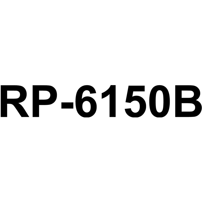Aufkleber Hebebühne Modell RP-6150B ca. 430 x 70 mm