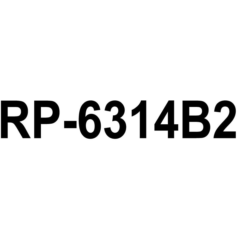 Aufkleber Hebebühne Modell RP-6314B2 ca. 430 x 70 mm