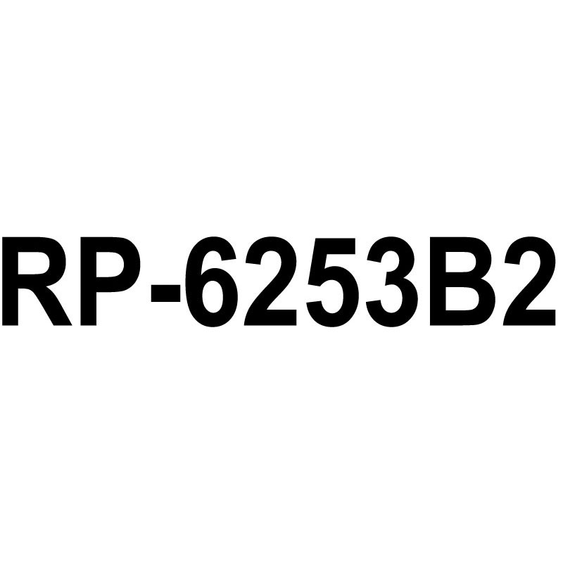 Aufkleber Hebeb&uuml;hne Modell RP-6253B2 ca. 430 x 70 mm