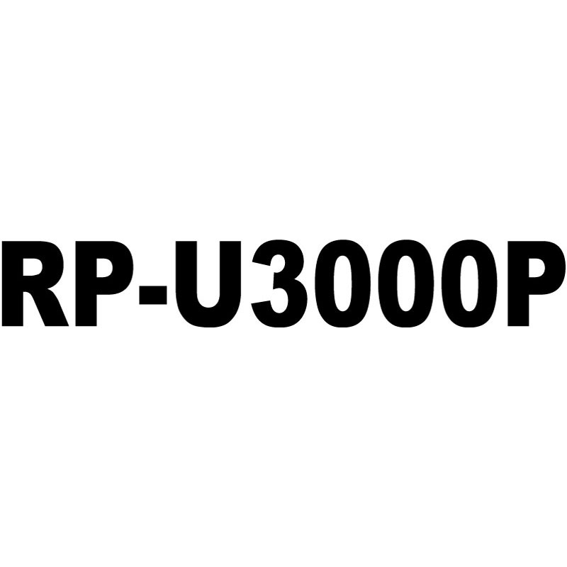 Aufkleber Wuchtmaschine Modell RP-U3000P ca. 420 x 65 mm