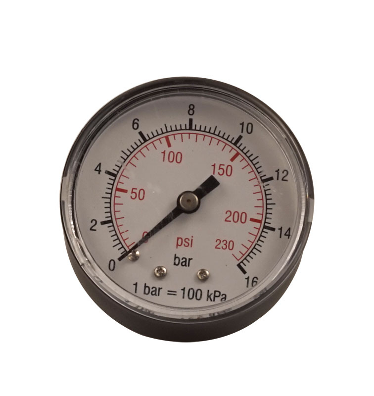 Pressure Washer Pressure Gauge 0-160 Bar 2300 Psi S/S Body Glycerine Filled 