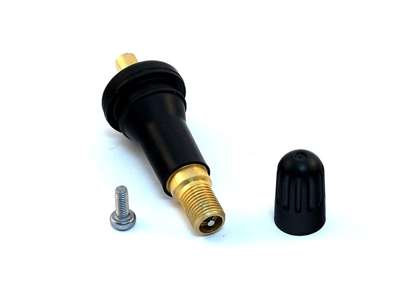 TPMS rubber valve snap-in valve for tire pressure sensors