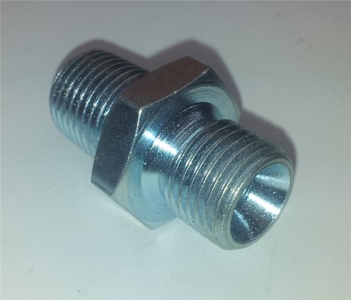 I-fitting connector AG 1/4 inch - AG 1/4 inch for hydraulic hose