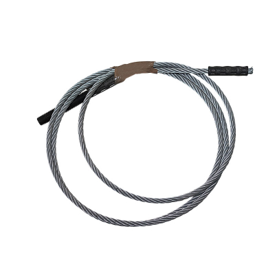 Rope Steel cable &Oslash; 11,0 mm, L: 03605 mm 8x19S+IWRC steel galvanized 2160 MPa MPa 90,4 kN zS, G01 pressed M20 -  Thread Clamp 19 mm