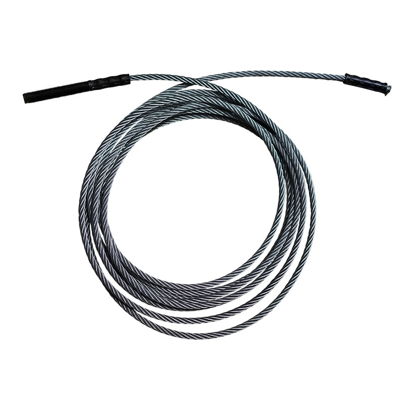 Rope Steel cable Ø 11,0 mm, L: 05105 mm 8x19S+IWRC steel galvanized 2160 MPa MPa 90,4 kN zS, G01 pressed M16 -  G01 pressed M16