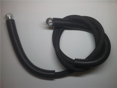 Hydraulic hose 1/4 inch O01 - I01 L: 1100 mm engine - m. cylinder RP-6253B, RP-6254B