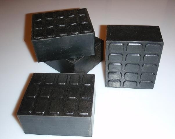 Rubber pad rubber block 01 for lifts 115 x 100 x 55 mm...