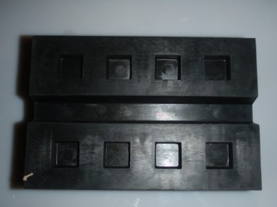 Rubber pad rubber block 02 for lifts 180 x 120 x 80 mm set of 4 pcs.