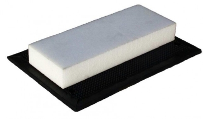PE block rubber block universal for lifts 340 x 132 x 47 mm