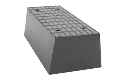 Rubber trapezoidal block, pyramid block, universal for Zippo lifts 200 x 100 x 70 mm