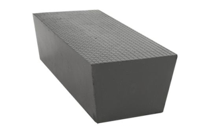 Rubber trapezoidal block, pyramid block, universal for Zippo lifts 200 x 100 x 70 mm