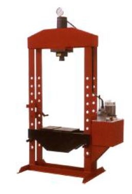Workshop Press hydraulic press, standing, 100-150 t, manual, motionless piston, industry quality, Made in EU