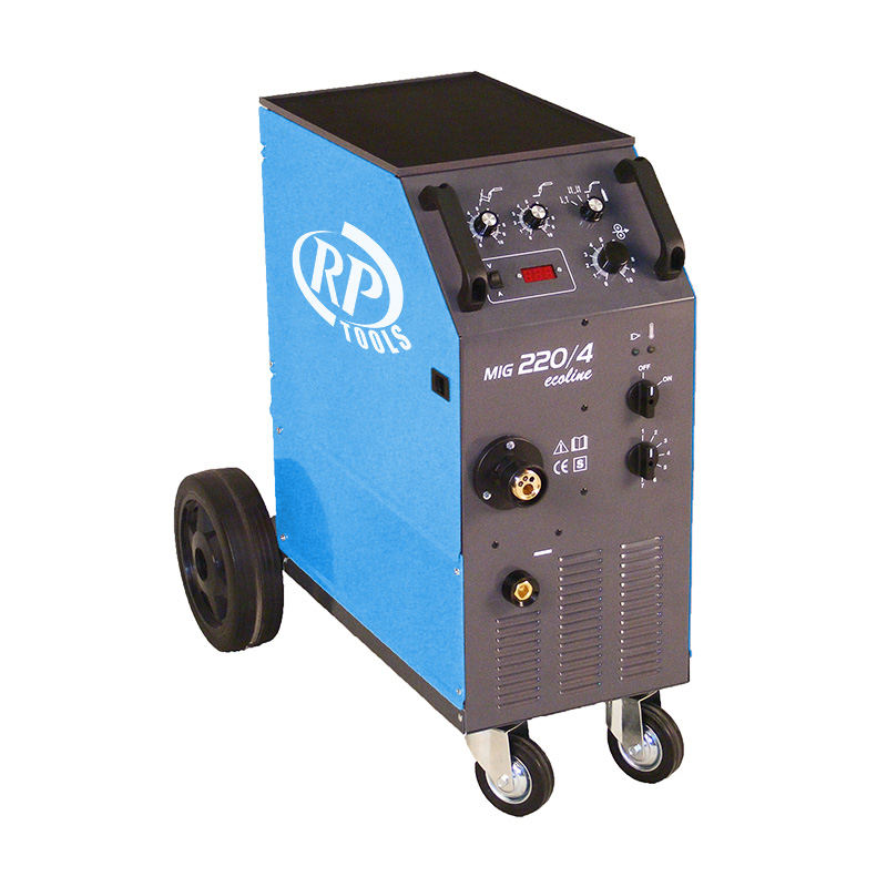 Shielding gas welding machine ecoline MIG/MAG air-cooled 15-420 A 3 x 400 V digital 0.6-1.2 mm 4 rollers feed Made in EU