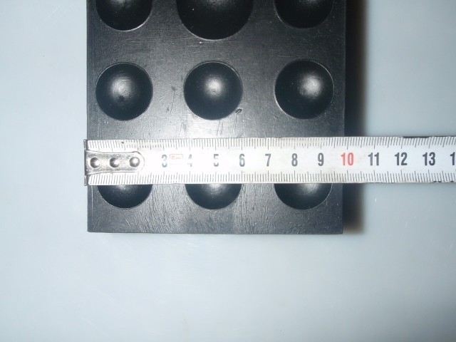Rubber pad rubber block 03 for lifts 180 x 100 x 50 mm set of 4 pcs.