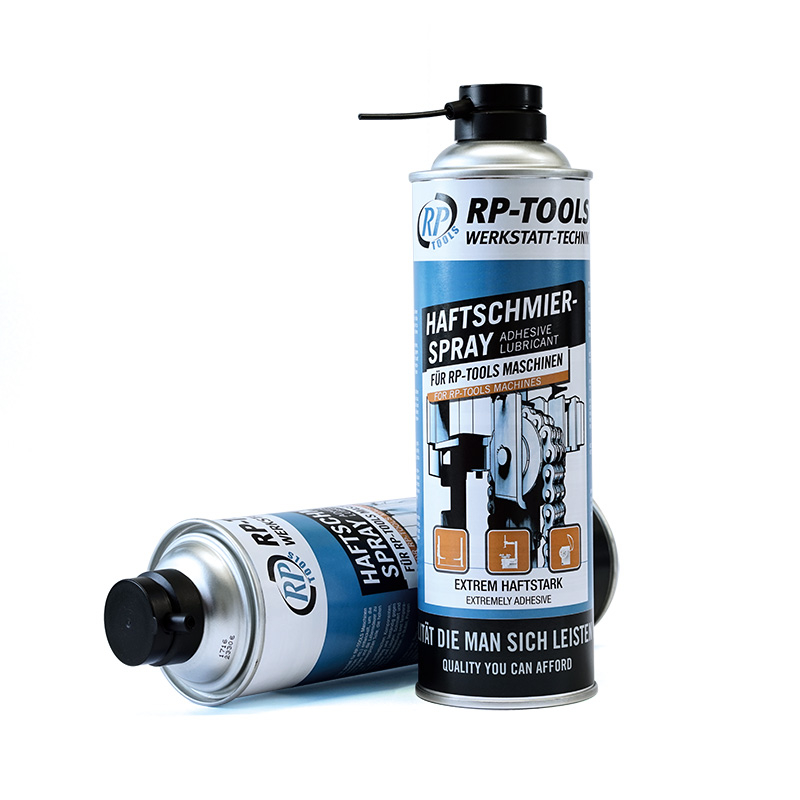 RP-TOOLS-Spray, Hochleistungshaftschmierspray, 500 ml, speziell für Hebebühnen, Montiermaschinen,...