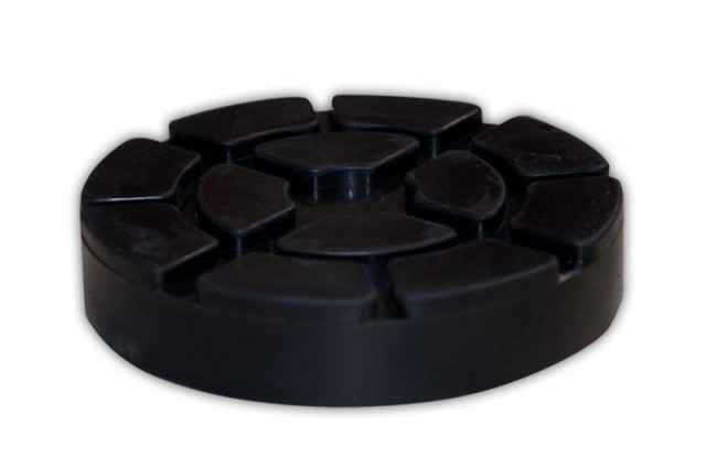 Rubber pad for lifts and maneuvering racks for RP-TOOLS mobile lift TS6000-2 &Oslash;: 124 mm, H: 25 mm
