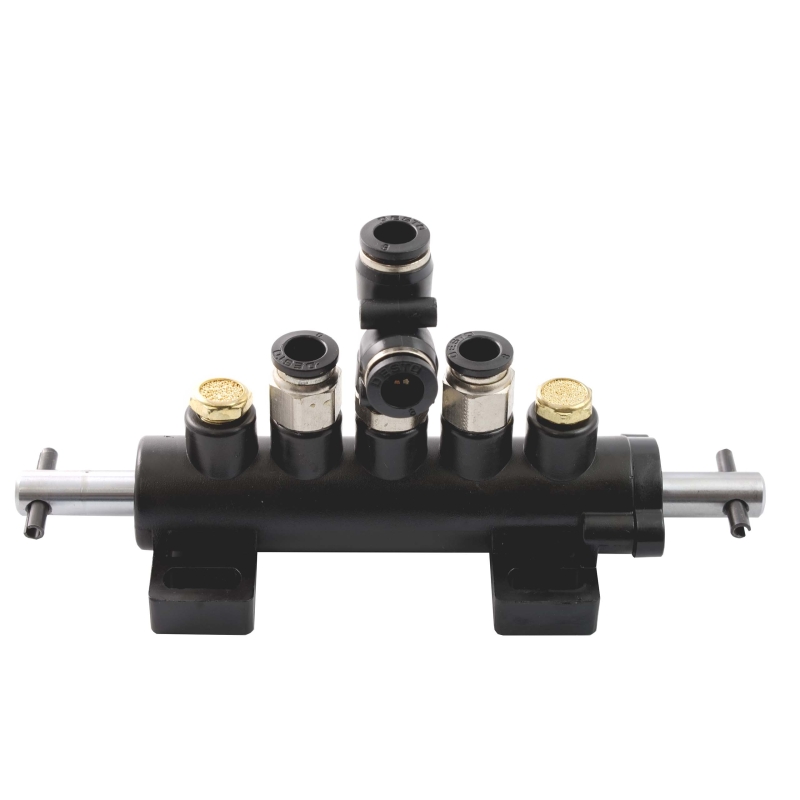Pneumatic valve Pedal valve for bead breaker cylinder incl. connections - for tire changer A-HA-1000