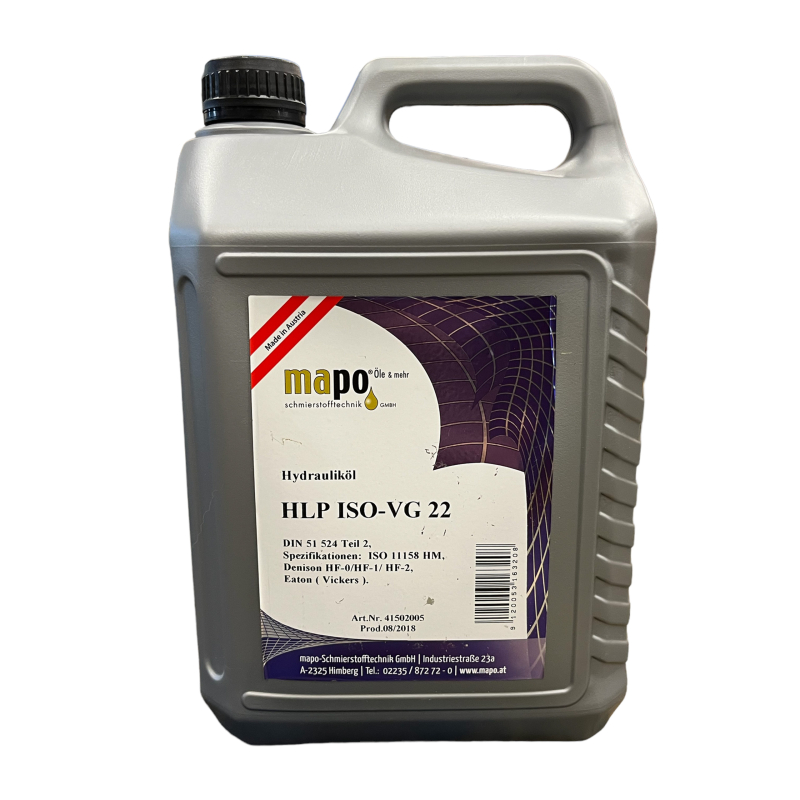Öl Hydrauliköl HLP ISO-VG 22, 5 l