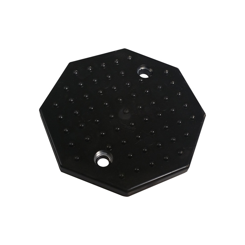 Rubber plate001 rubber pad black for lifts and maneuvering jack for RP-TOOLS 2-post lift Ø: 123 mm, H: 10 mm