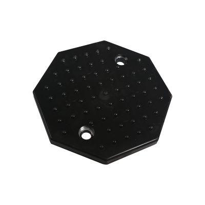 Rubber plate001 rubber pad black for lifts and maneuvering jack for RP-TOOLS 2-post lift &Oslash;: 123 mm, H: 10 mm