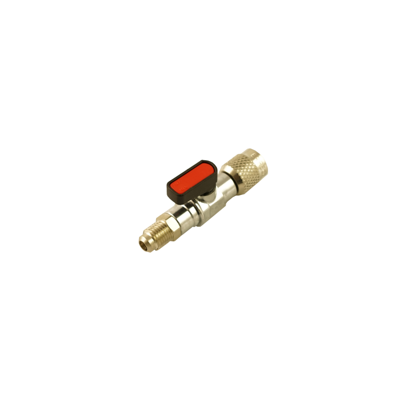 Ball valve red for air conditioning service unit Fully...
