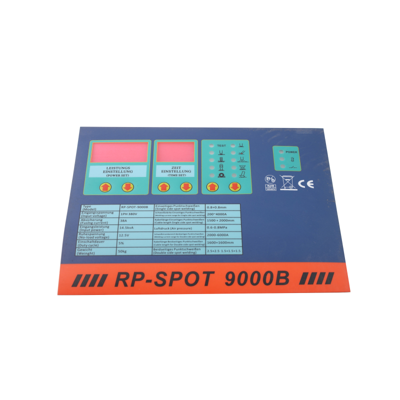 Keyboard welding machine display for Spotter RP-SPOT5000B...