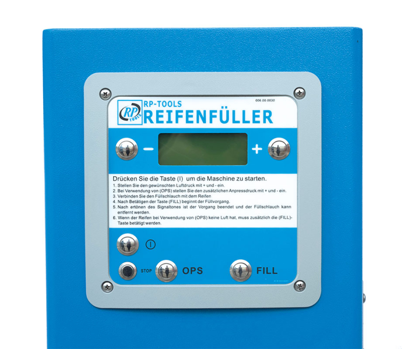 Tire inflator automatically digital with OPS from RP-TOOLS