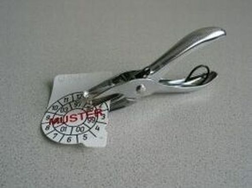 Punching pliers for §57a sticker