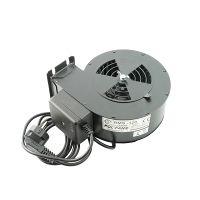 Ventilateur pour &eacute;changeur de chaleur des gaz d&eacute;chappement &Oslash; 150 mm  80 W pour four aux Huile universelle 6,5 kW