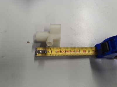 Connection piece (plastic L = 50 mm) hose for hose reel RP-FO-STA20M2