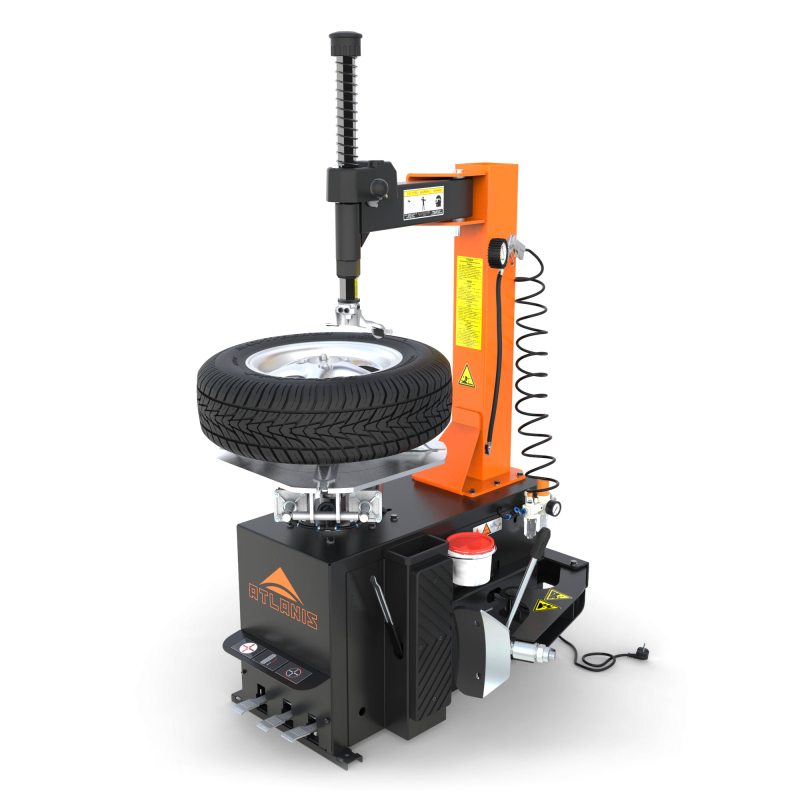 Tire changer car semi-auto. 230V (1 stage), 10 - 23&quot; with swivel arm - A-HA-1000-230V1S-V04 | ATLANIS